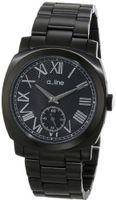 a_line AL-80016-BB-11 Pyar Black Textured Dial Black Ion-Plated Stainless Steel