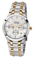 Accurist Quartz with Silver Dial Chronograph Display and Multicolour Stainless Steel Plated Bracelet MB1059S