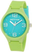 Activa By Invicta AA101-014 Aqua Dial Lime Green Polyurethane