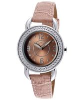 Activa SL287-001 32mm Stainless Steel Case Mauve Leatherette Leather Mineral