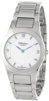 Altanus Geneve 16104-02 Chic Swiss Stainless Steel Quartz White Dial Sapphire Glass