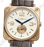 Bell & Ross BR Instrument BR-S Gold Silver dial
