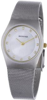 Bering Time 11927-004 Ladies Silver Mesh