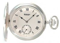 Bernex Sterling Silver (.925) Swiss Made Pocket with 17 Jewel Movement