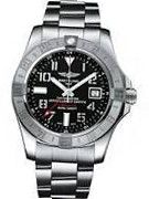 Breitling Avenger II GMT Black Dial Stainless Steel A3239011/BC34SS
