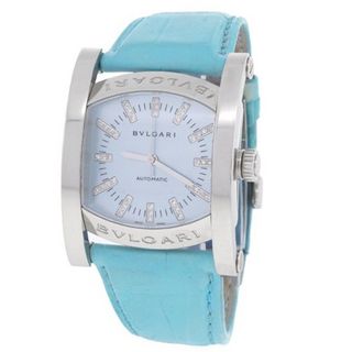 Bvlgari Assioma AA44S Leather Band Automatic Ladie's