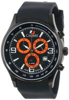 Calibre SC-4M1-13-007 Mauler Black Ion-Plated Coated Stainless Steel Chronograph Tachymeter Day Date