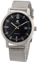 Carucci es Automatic Messina CA2195ST-BK with Leather Strap