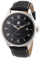 uCarucci Watches Carucci es Automatic Swiss Collection CA6273-BK with Leather Strap 