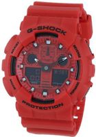 G-Shock GA-100 Neon Highlights Trending Series Luxury - Red / One Size