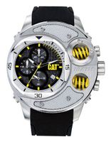 CAT DU 54 , Black / Yellow Dial and Black Silicone Strap