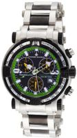Chase-Durer 224.2BE-BRA Trackmaster Pro Chronograph 2nd Edition Stainless Steel and Black Ion-Plated