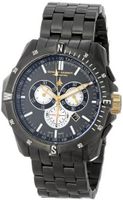 Chase-Durer 850.4GGM Crossfire Gunmetal Ion-Plated Stainless Steel Chronograph