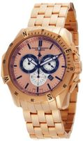 Chase-Durer 850.8RRG Crossfire 18K Rose Gold-Plated Stainless Steel Chronograph
