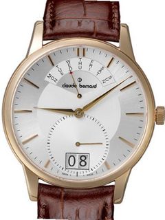 Claude Bernard Unique and Stylish Big Date and Pointer Day 34004-37R-AIR