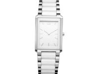 Danish Design IV62Q970 Stainless Steel Case SS and Ceramic White Band