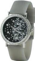 Ed Hardy Lovebirds Black Crystal Dial with Black Band