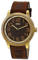 Edc Quartz pop girl - tabacco brown EE100602004 with Leather Strap