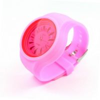 Eeleva Lovely Unisex Quartz Wrist w/ Silicone Band Pink