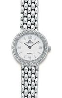 Euro Geneve 14K White Gold Round Ladies' Diamond With Panther Band-47657