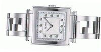 FENDI Quadro Collection MOP Diamond Dial  Steel WATCH F605034000b0