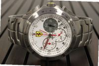 Ferrari 0830082 Stainless Steel All White Dial Chronograph