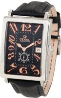 Gevril 5046A Avenue of America Swiss Handcrafted Rose-Gold Sub-Second Leather
