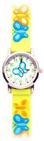 Butterfly Love (Neon Green Band) - Gone Bananas Analog Girls' Waterproof with Animated Heart for Second Hand - 3 ATM Water Resistant