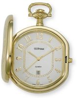 Gotham Gold-Tone Swiss Quartz Date Movement Pocket # GWC14044GA