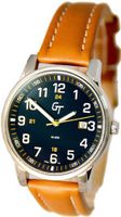 Great Timing GT Unisex Easy Read Numerals Date Tan and Blue Swiss GTA9340W-s-blu