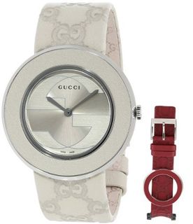 Gucci YA129443 U-Play Medium Set, Two Interchangeable Straps and Bezels Included