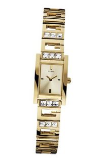GUESS U0200L2 G-Iconic Sophistication Crystal Gold-Tone
