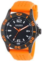 Haurex Italy 3N500UON Factor Black Ion-Plated Coated Stainless Steel Rotating Bezel Date