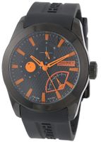 Haurex Italy 3N501UON "Magister" Black Stainless Steel and Silicone