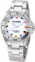 Haurex Italy 7K374UWF Ink Silver Aluminum Bracelet
