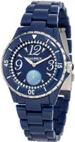 Haurex Italy PB342DBS Make Up Crystal Ring Mother-Of-Pearl Subdial Blue
