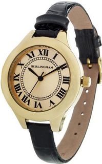 Hurlingham Harrow H-10424-A with Black Leather Band