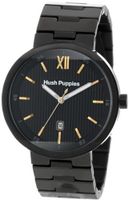 Hush Puppies HP.3695M.1507 Orbz Black Ion-Plated Coated Stainless Steel Case Bracelet