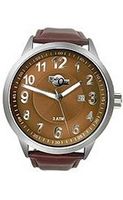 HydrOlix 3-Hand Brown Leather/Brown Dial Unisex #XA00220