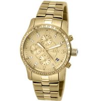 JBW J6252C Novella 18K Gold-Plated Stainless Steel Chronograph