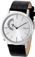 Johan Eric JE1500-04-001 Randers Round Stainless Steel Silver Sunray Dial