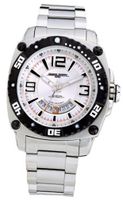 Jorg Gray JG9800-22 Round with Solid Stainless Steel Bracelet with Safety Clasp