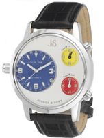 Joshua and Sons JS-02-02 'Triple Time Zone 24hr' Automatic and Quartz