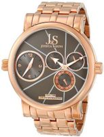 Joshua & Sons JS-35-RG Dual Time Stainless Steel