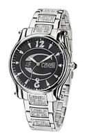Just Cavalli Ladies R7253168545 In Collection Eclipse with 3 H and S, Black Dial and Stainless Steel Bracelet