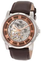 Kenneth Cole New York KC1745 Stainless Steel and Brown Leather Automatic