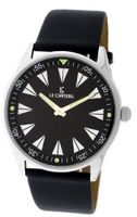 Le Chateau #2670M_BLK Ultra Slim Casual Leather Band Sports