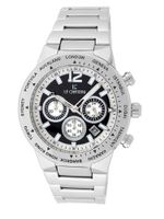 Le Chateau 5442m_blkandsil Cautiva Chronograph Stainless Steel