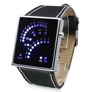 uLightning 29-Blue LED Pattern Style Wrist (Black) 