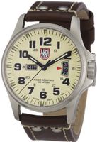 Luminox Field 42mm 1827 Ivory Dial Brown Leather